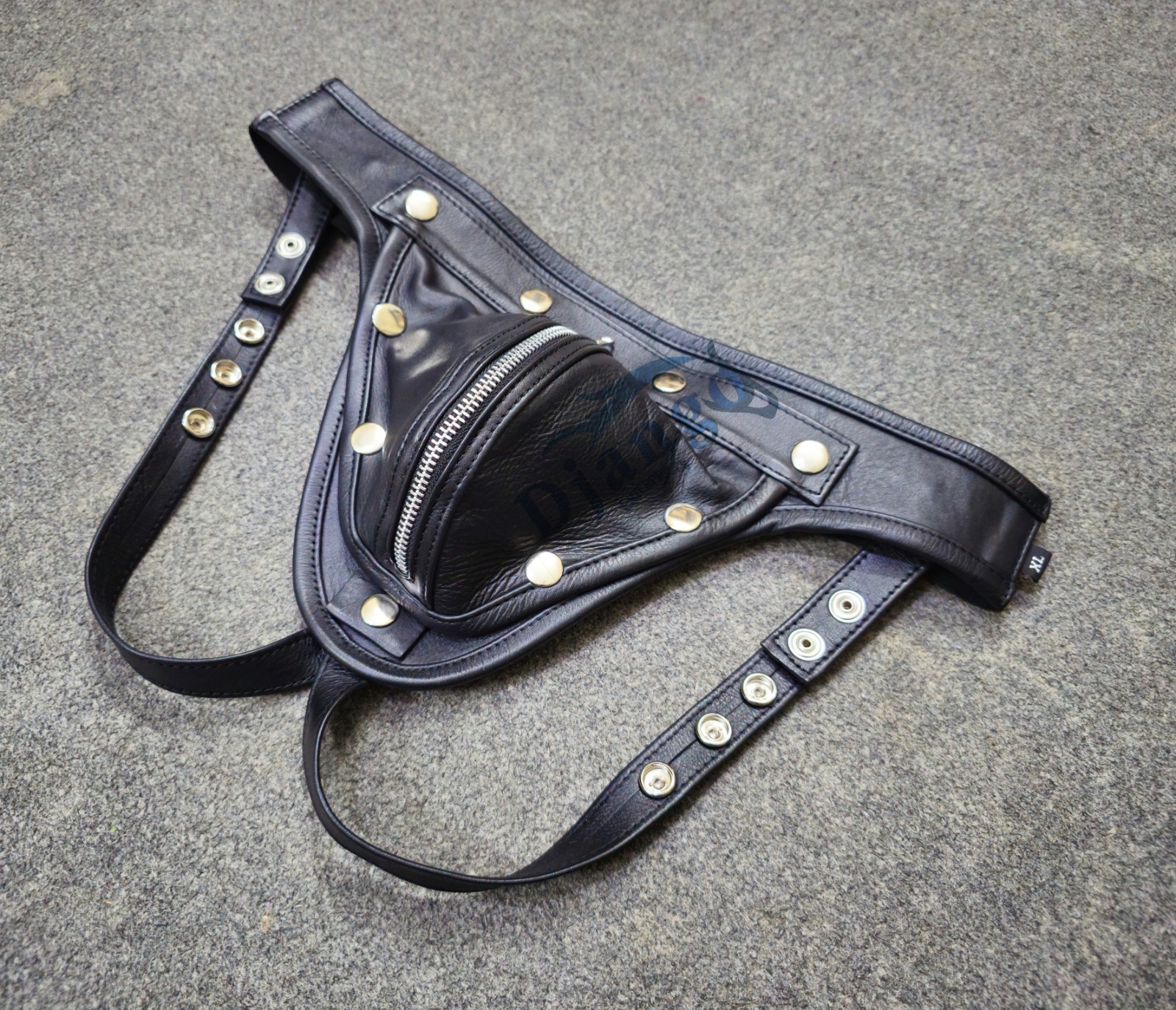 Top Para Hombres Cuero Real Sexy Jockstrap Gay Ropa Interior Tanga Calzoncillo Fetiche Codpiece