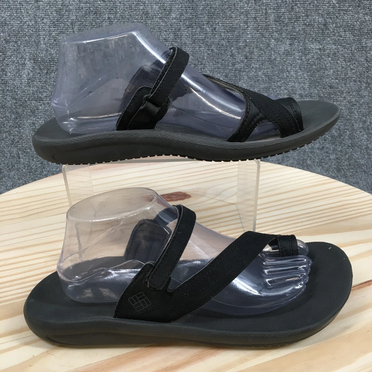 Columbia Black Open-Toe Comfort Slide Sandals Men main image 3