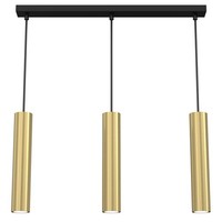 HäNgelampe 3 Flammig Messing Schwarz GU10 Modern Metall HäNgeleuchte Esszimmer