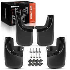 4PCS Mud Flaps Compatible with Toyota Tacoma 2005–15 Pickup with Front & Rear Sp