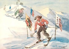 Ski-Langlauf H. Jaton Jugendaktion Schweizer Ski verband