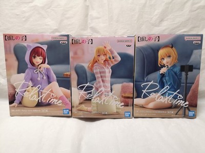 Oshi no ko Figure Ruby Kana Arima MEM Cho Set of 3 Relax time Banpresto New