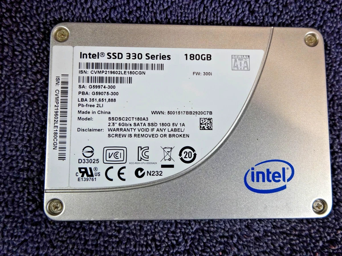 Intel Solid State Drives 180 GB for sale | eBay