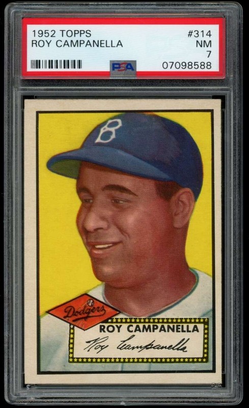 1952 Topps #314 Roy Campanella PSA 7 Brooklyn Dodgers (8588)