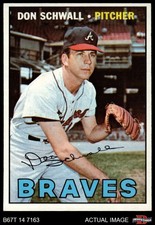 1967 Topps #267 Don Schwall Braves 7 - NM