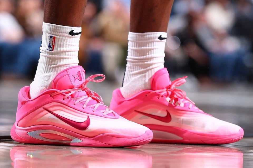 Nike A'ja Wilson A'One Pink A'ura GS/Women Size 4Y - 7Y HF7001-600 - Image 3 of 3