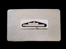 NG13137 NOS VINTAGE 1970s WHITE FREIGHTLINER TRUCK COMPANY BELT BUCKLE