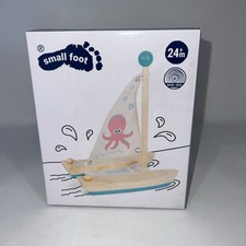 Small Foot Wooden Toys Octopus Catamaran Water Toy for Kids 2+ Years