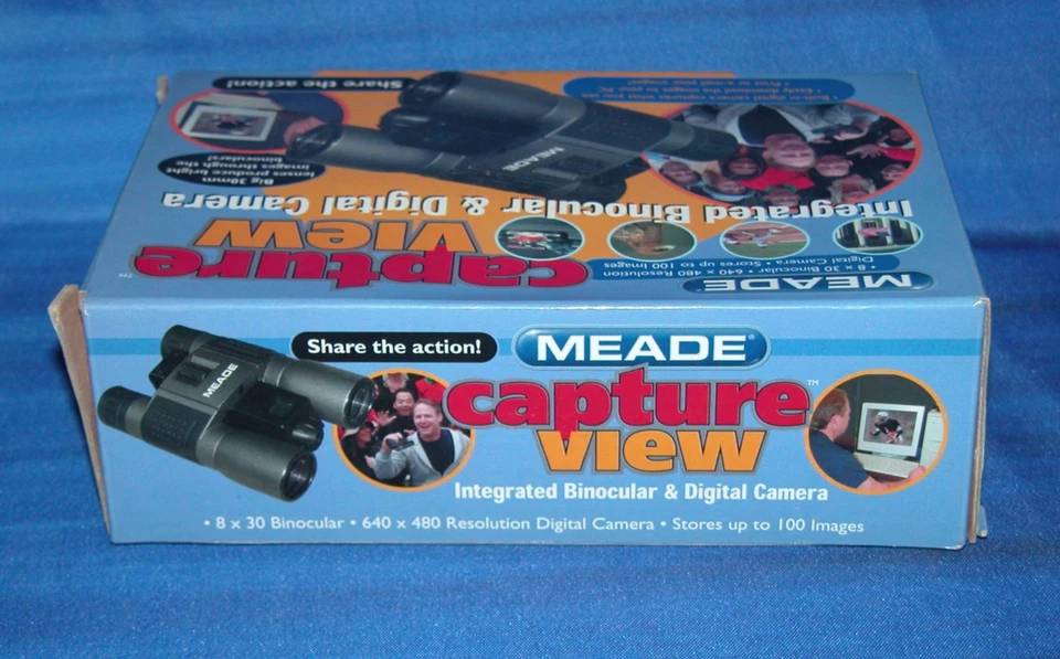 MEADE CAPTURE VIEW 8x30 INTEGRATED BINOCULAR & DIGITAL CAMERA - Image 3 of 4