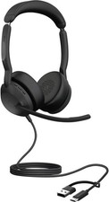 Jabra Evolve2 50 Mono USB-C Wired On-Ear Headset, MS Teams - Black