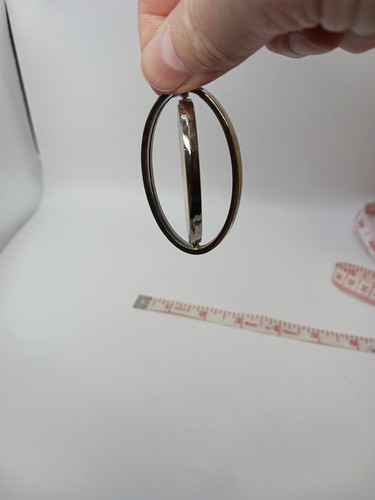 West Virginia Mountaineers Spinning Metal Key Ring Key Chain Logo 4.75" New - Picture 3 of 3