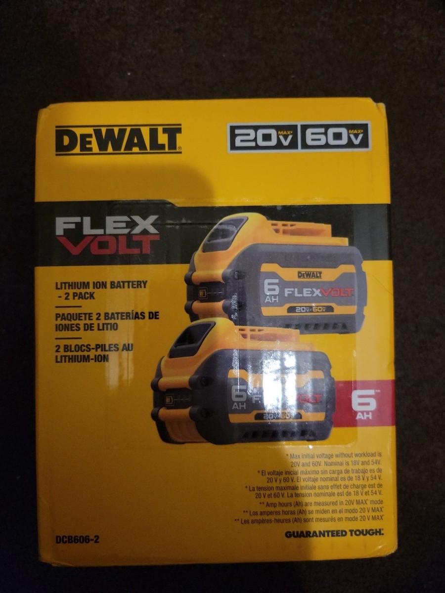 Ah 60 Flexvolt Dewalt Battery DeWalt DCB612 FLEXVOLT 20V/60V MAX
