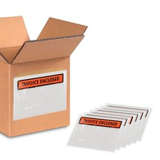 2000 4.5" x 5.5" Packing List Slips Invoice Envelopes Panel Face Box Labels