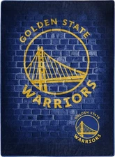 Golden State Warriors Twin Blanket