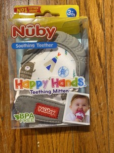 nuby soothing teething mitten