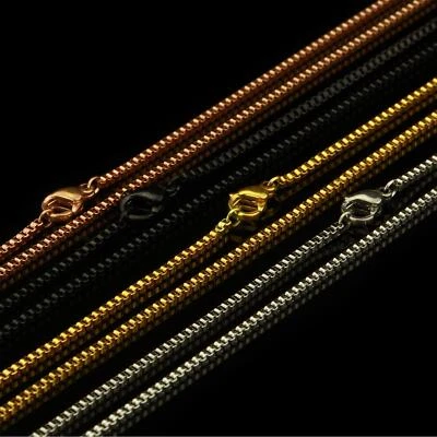 Kette Gold vergoldet 1,5 mm Venezianerkette 750er Gold 18K Damen Herren K2861S - Bild 1 von 4