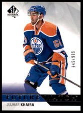 Jujhar Khaira RC Rookie Card Card 2015-16 SP Authentic #197 