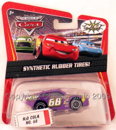 Neumáticos de goma Disney Pixar Cars WOC KMart N2O COLA - Imagen 2 de 2