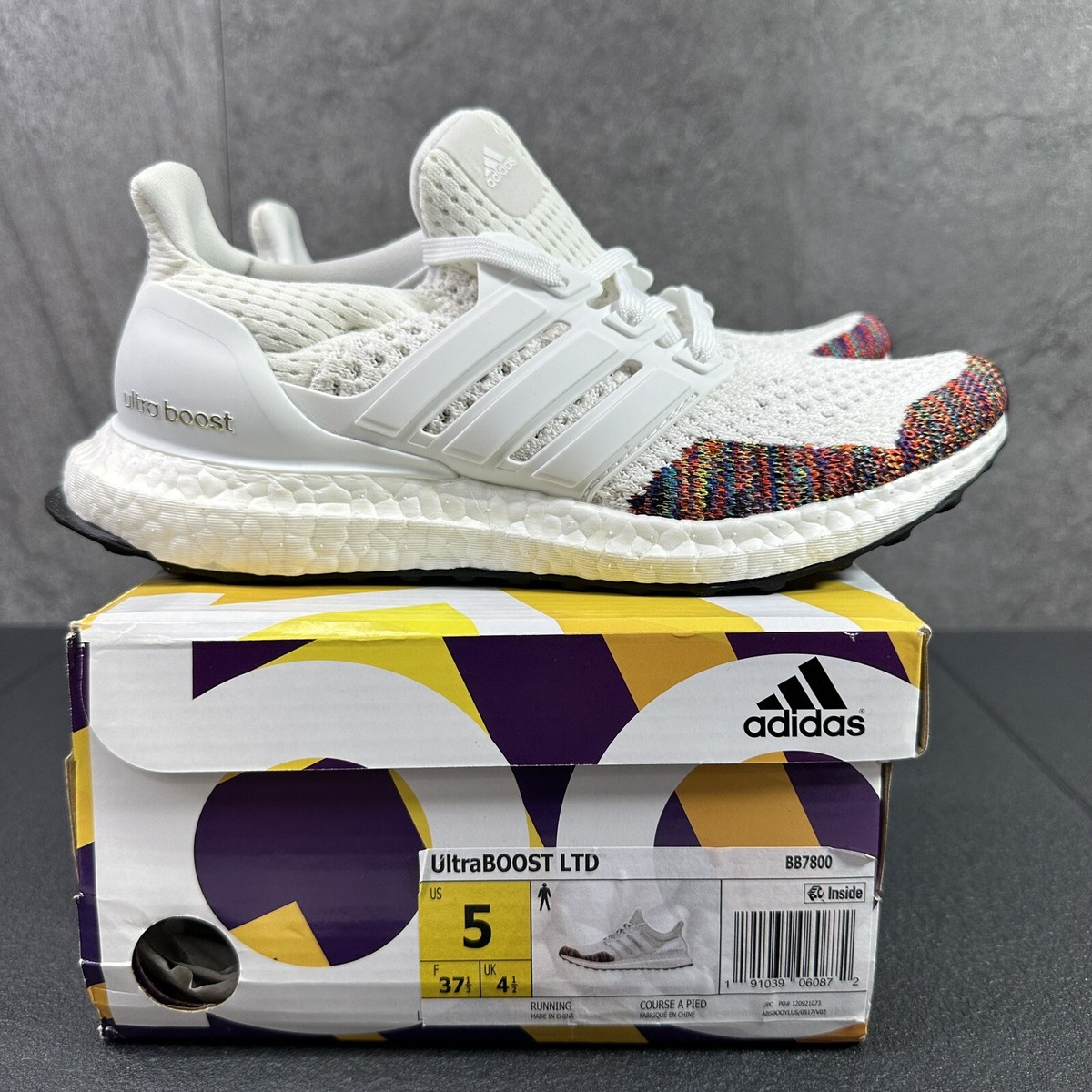 ultra boost white multi