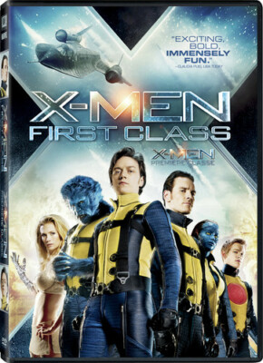 X-MEN FIRST CLASS○NEW/SEALED DVD. J. McAvoy, M. Fassbender, J