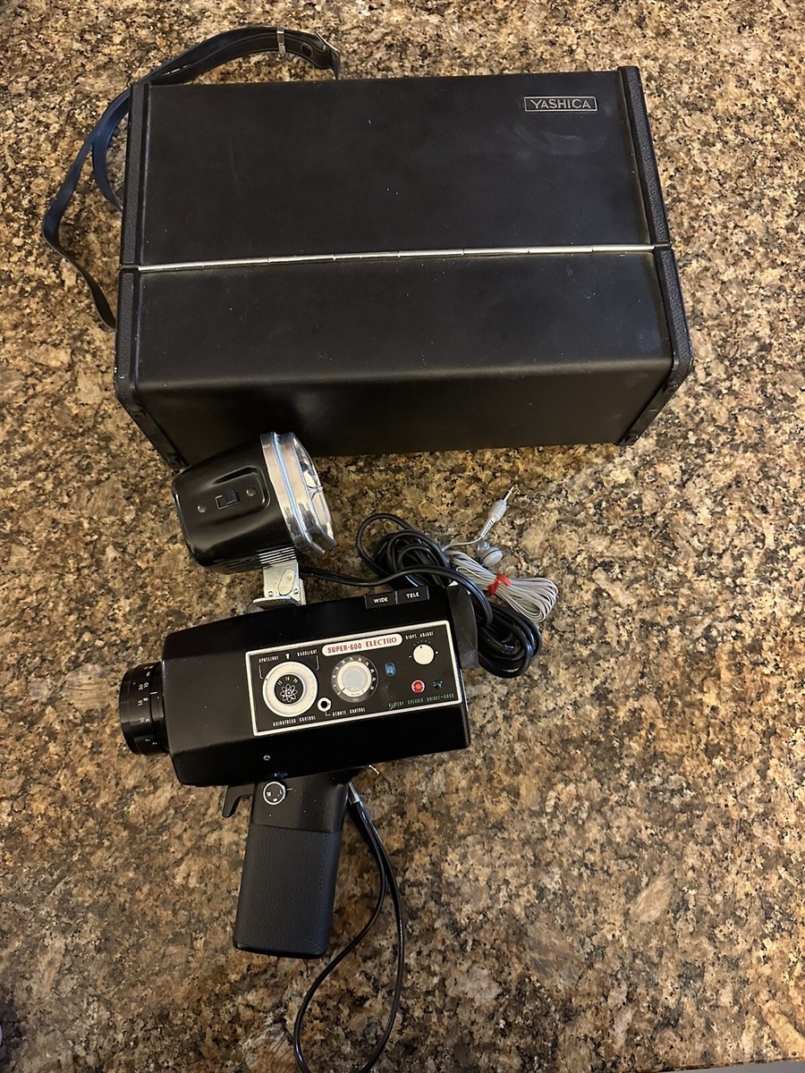 Yashica Super 600 Electro Super 8mm Motion Picture Movie Camera