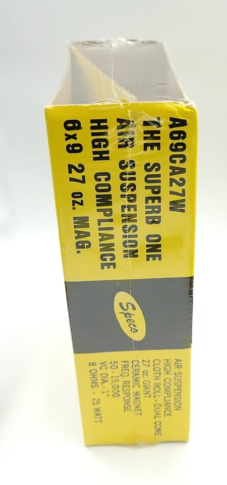  ALTAVOCES SPECO Doble Cono 069ca27w 6x9 NOS De Colección Foto 2 de 4