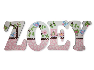 hanging wall letters for nursery