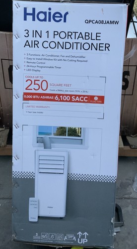 Haier 9000 BTU 3 In 1 Portable Air 