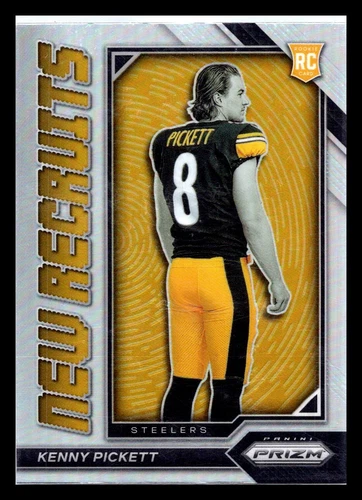 2022 Panini Prizm New Recruits Silver Prizm Kenny Pickett #NR-1 Rookie RC