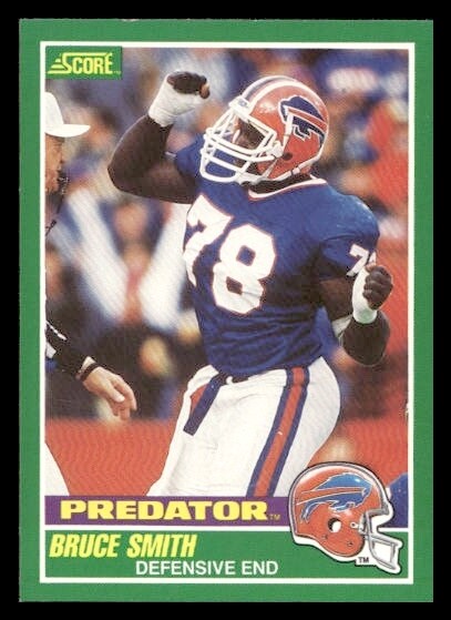 1989 Score #325 Bruce Smith Buffalo Bills