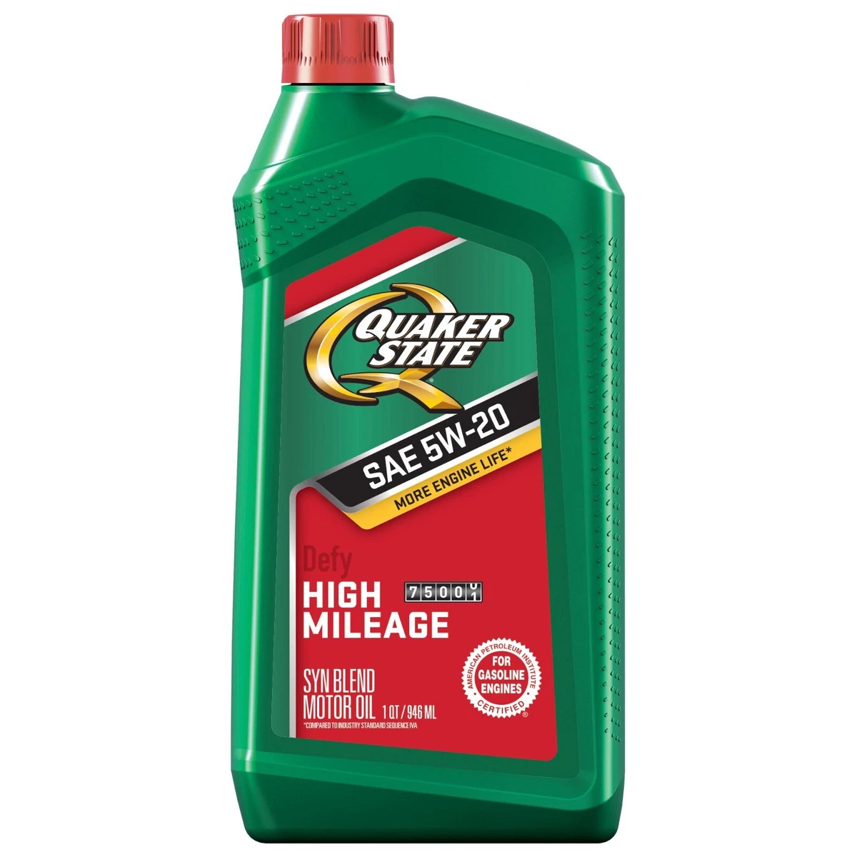 Quaker State 5W20 High Mileage Engine Oil 4 Quarts eBay