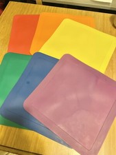 12  Square Floor Spot Markers For Kids