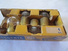 Lot of 4 Vintage GE General Electric 71 GE71 Miniature Globe Lamps Light Bulbs