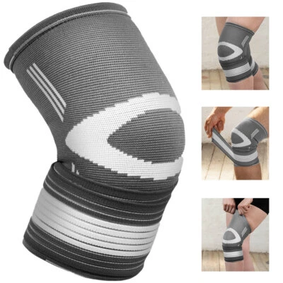 BIONIX Knee Support Brace Compression Sleeve Strap Patella Pain Relief Adjustable Fit