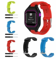 Silicone Wriststrap Band Bracelet for Garmin Forerunner 25 GPS Sport Watch Strap