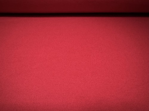 Ponte Roma Double Jersey Stretch Dress Fabric, Per Metre - Plain - Winter Red - Picture 3 of 3