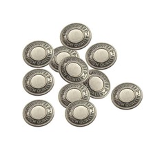 Jeans Buttons Hammer on Denim Replacement with Back Pins 14/17MM Clothing Jacket