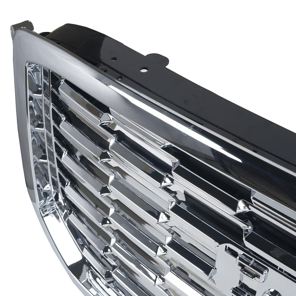 Fit For GMC Yukon/ Yukon XL Denali Style 2015-2020 Front Upper Grille Chrome - Image 4 of 4