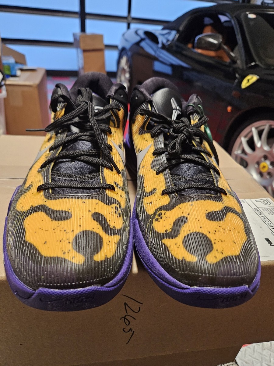 Nike Kobe 7 Poison Dart Frog (LAL) Court Purple Wolf Grey-Black