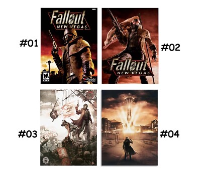 Fallout New Vegas Poster, Vintage Print