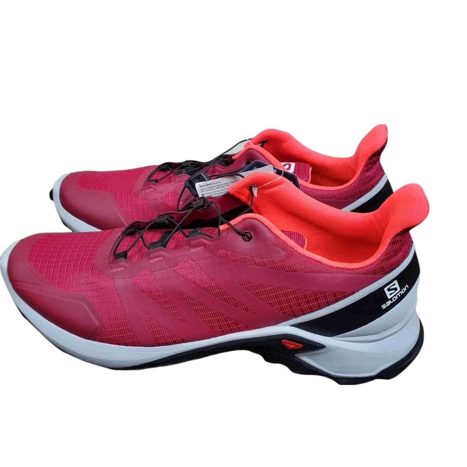 Scarpe da trail da donna Salomon Supercross nuove con etichette rosa ciliegia