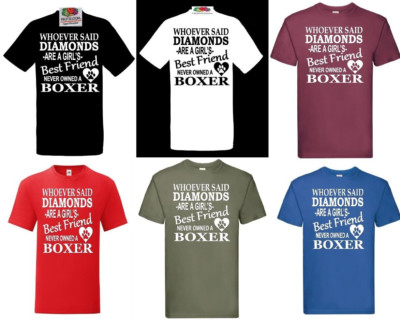 Boxer Hund T-Shirt Best Friend