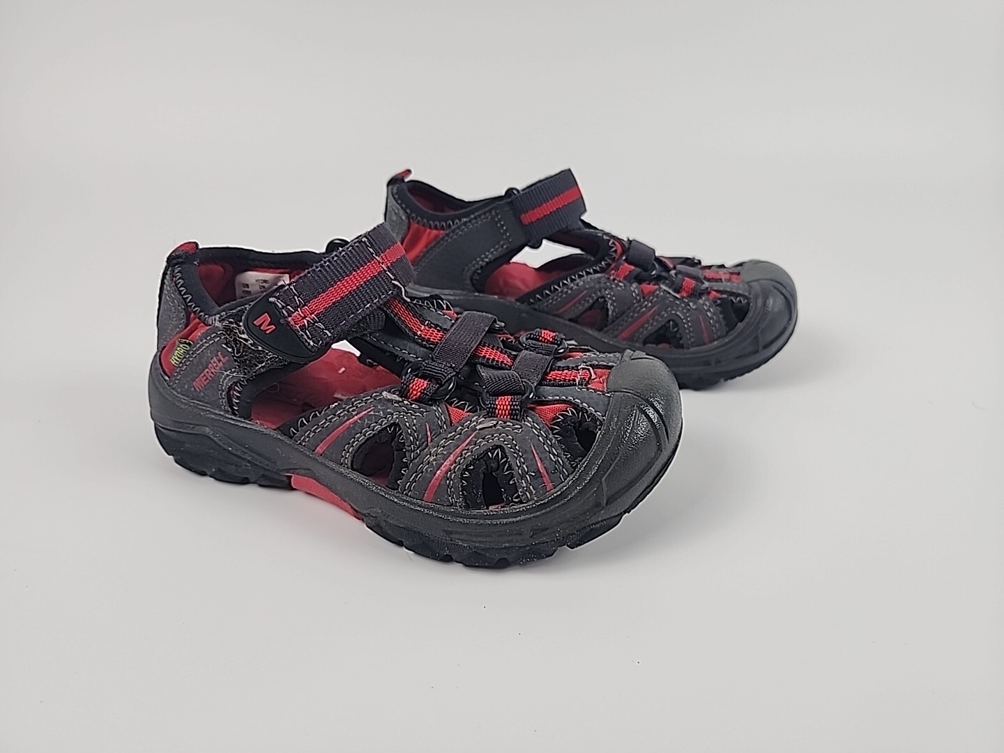 Sandali da passeggio atletico Merrell Hydro Hiker MC55688 bambino taglia 10M grigio rosso