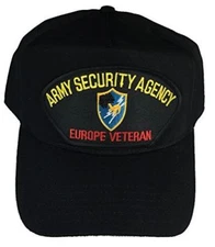 ARMY SECURITY AGENCY ASA EUROPE VETERAN HAT SIGNALS INTELLIGENCE SEMPER VIGILIS