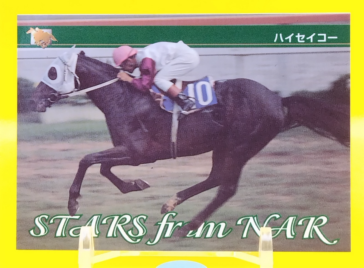 Haiseiko / Thoroughbred Horse Racing Card Vintage TCG BANDAI