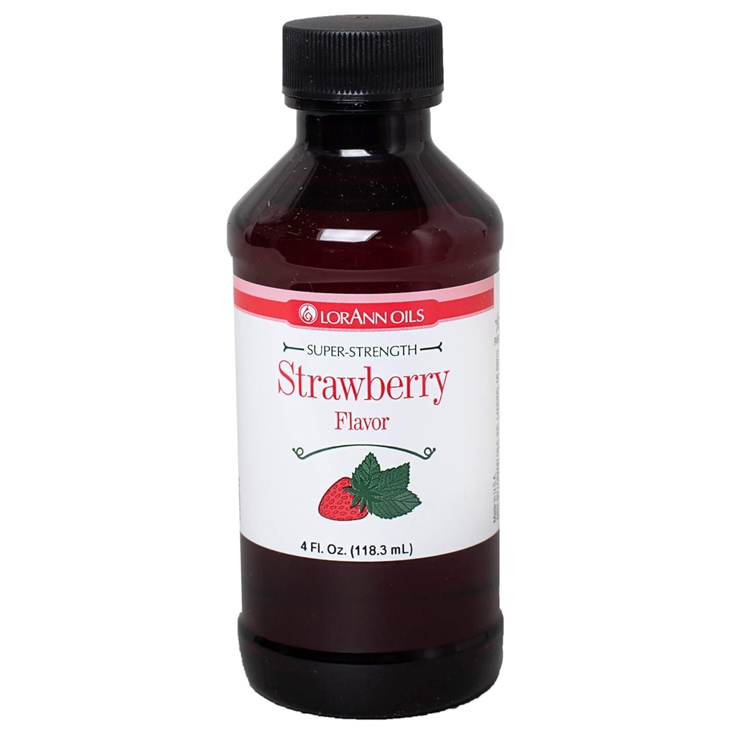 LorAnn Oils Extracts & Flavoring Super Strength Strawberry Flavor 4 oz