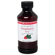 LorAnn Oils Extracts & Flavoring Super Strength Strawberry Flavor 4 oz