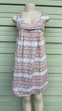 New Z&L Anthropologie Beige Sleeveless Short Dress Round neck size S #B1A
