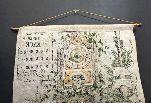 Vintage 1978 Felt Sequin Wall Calendar w/Clock โ 17โ x 28โ - Picture 17 of 21