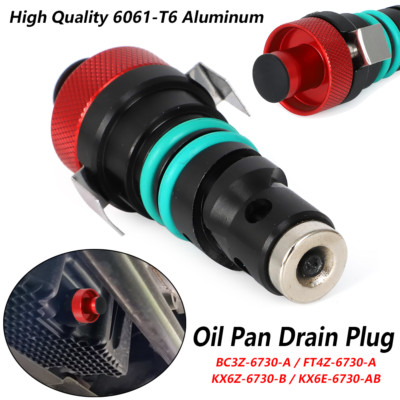 Aluminum Oil Pan Drain Plug #KX6Z-6730-B For Ford Mustang GT GT350